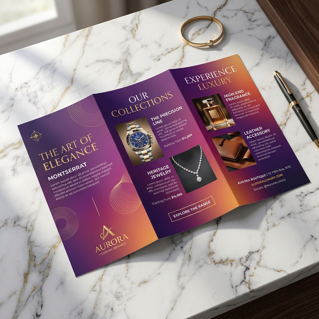Premium brochure and flyer design